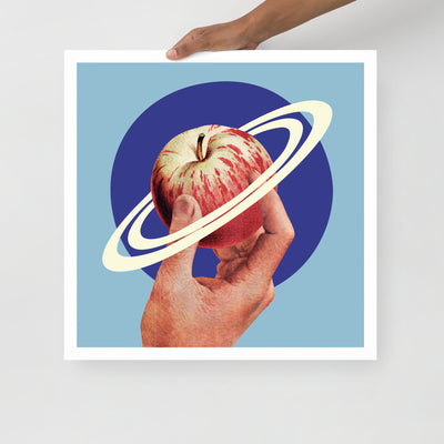 Gerahmtes Bild Kollektion "Kitchen Art" - Space Apple